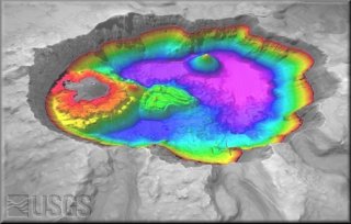 Overview of Crater Lake's bathymetry.