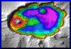 Thumbnail image of a colormap of Crater Lake.